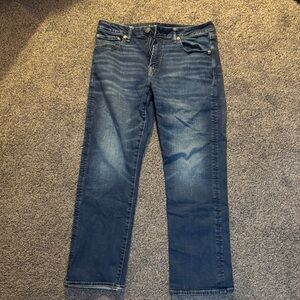 American Eagle Outfitters Dark Blue Straight Jeans